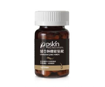 P-skin鋅鐵螯合錠 60tab/btl